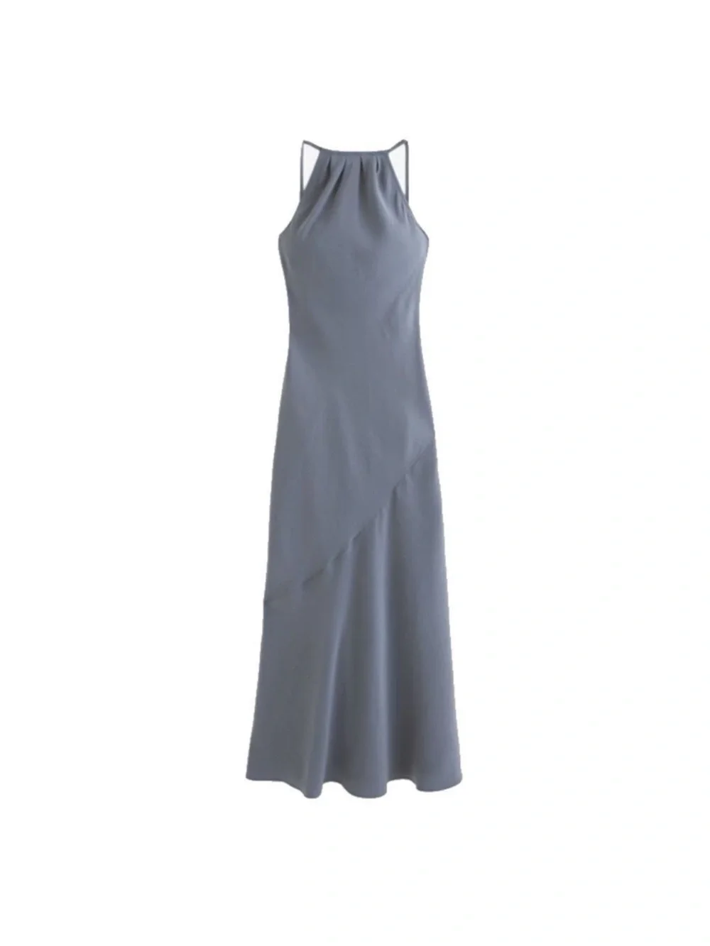 NWT Abercrombie & Fitch Charcoal Gray Maxi Dress Size Medium